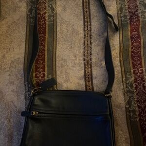 Authentic black coach legacy bag